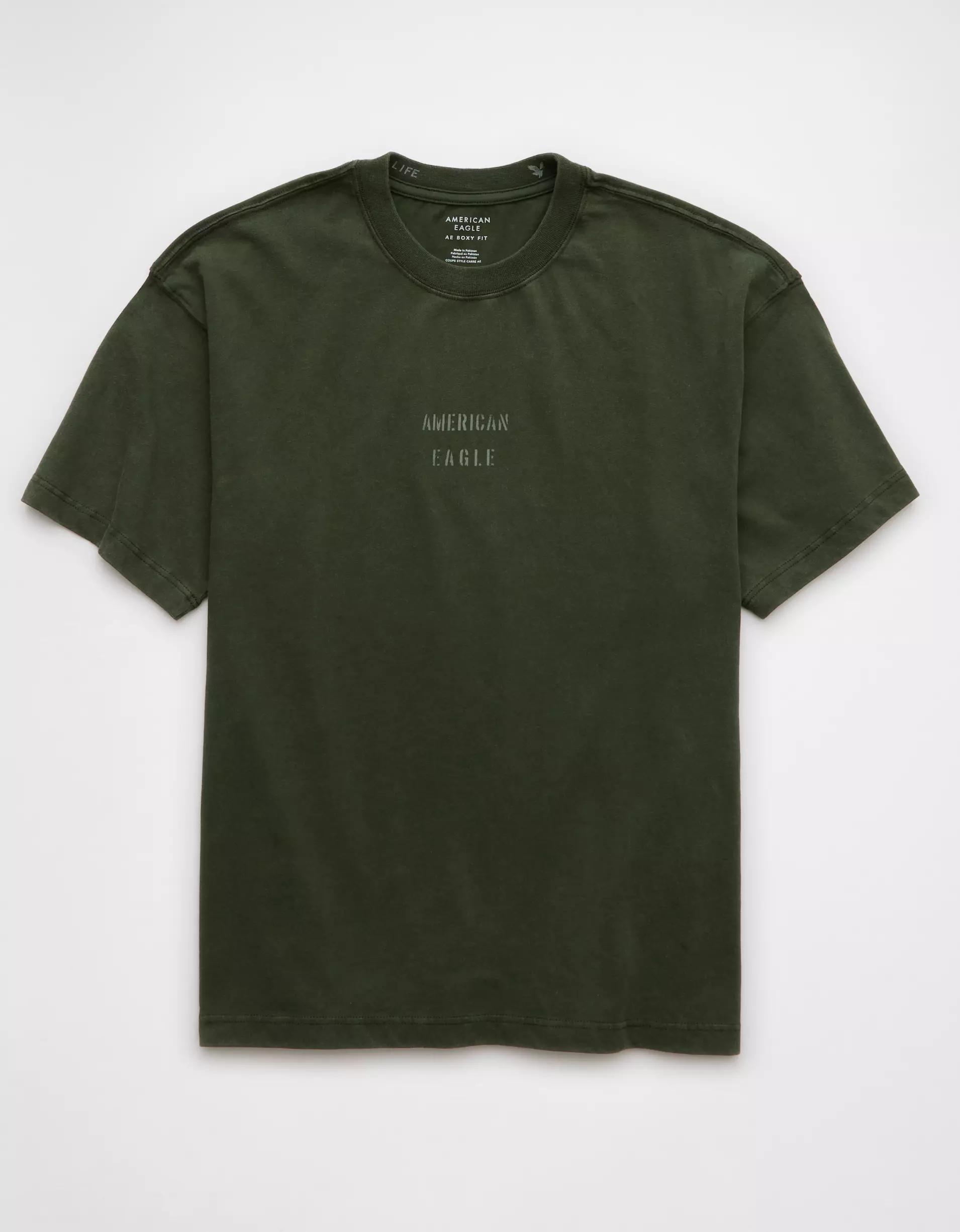 AE Boxy Logo Graphic T-Shirt Product Image