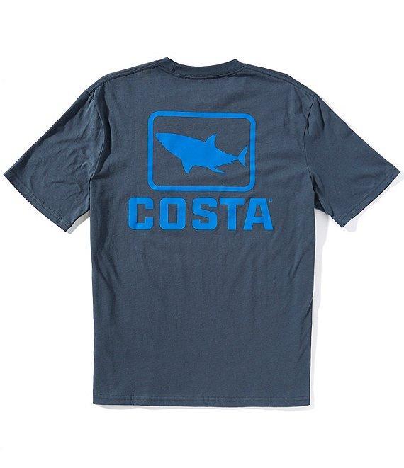 Costa Emblem Bass Short Sleeve Tubular-Knit Graphic T-Shirt Product Image