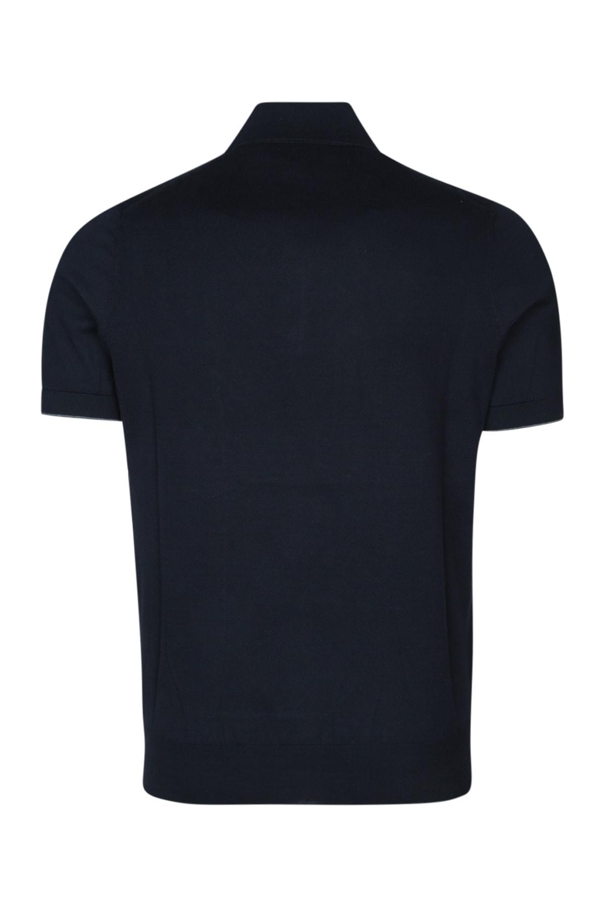 BRUNELLO CUCINELLI Finta Polo M/c In Ckq12 Product Image