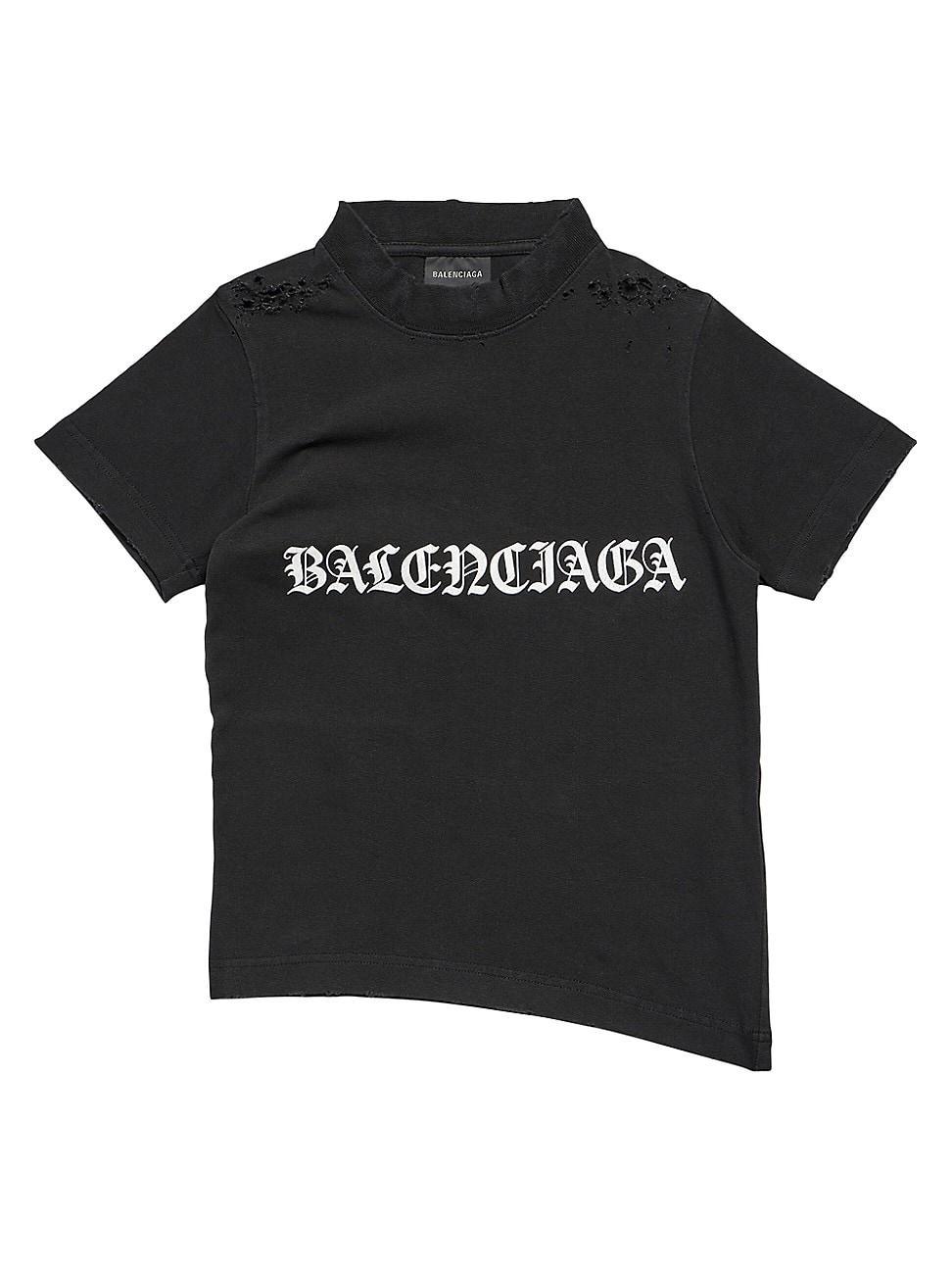 Womens Gothic Type Shrunk T-Shirt Bodycon Fit Product Image