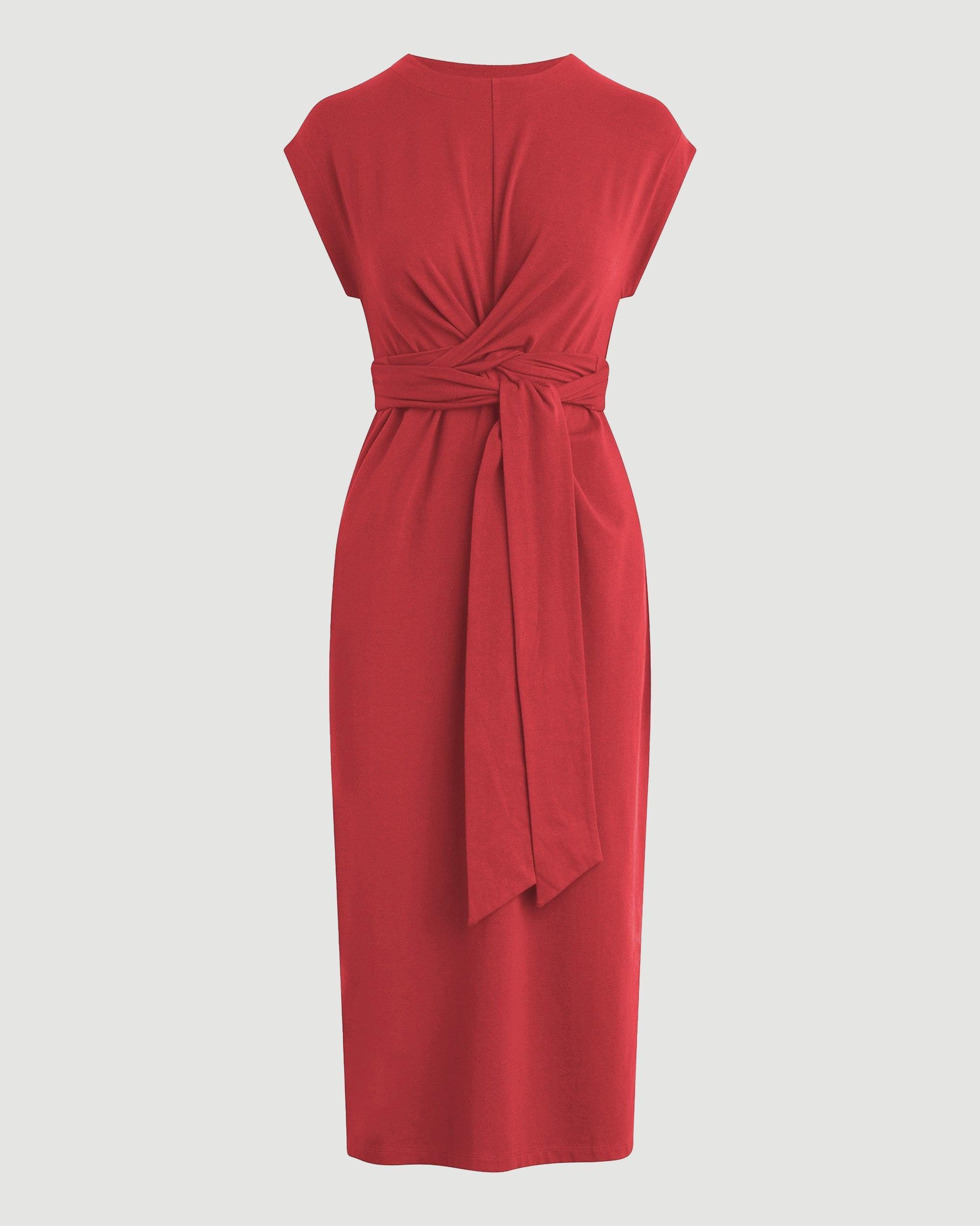 Fei Tie-Front Organic Cotton Dress Product Image