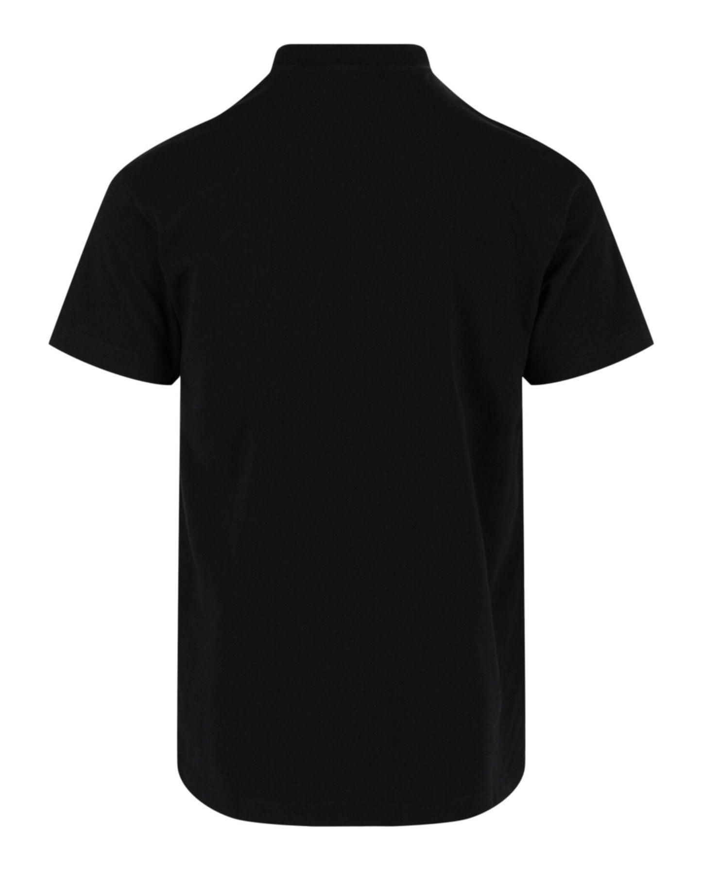ZEGNA Z  Logo Embroidered Polo Shirt In Black Product Image