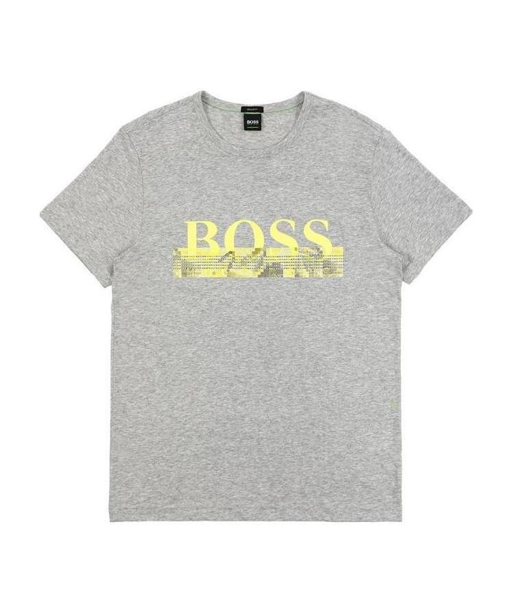 HUGO BOSS Logo Short Sleeved T-shirt In Gray Product Image