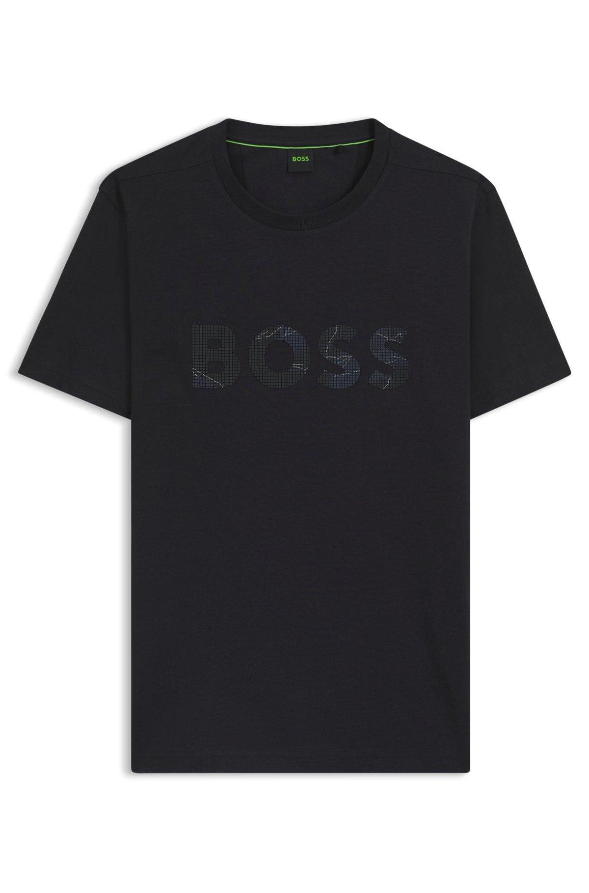 Cotton-jersey T-shirt with logo print Product Image
