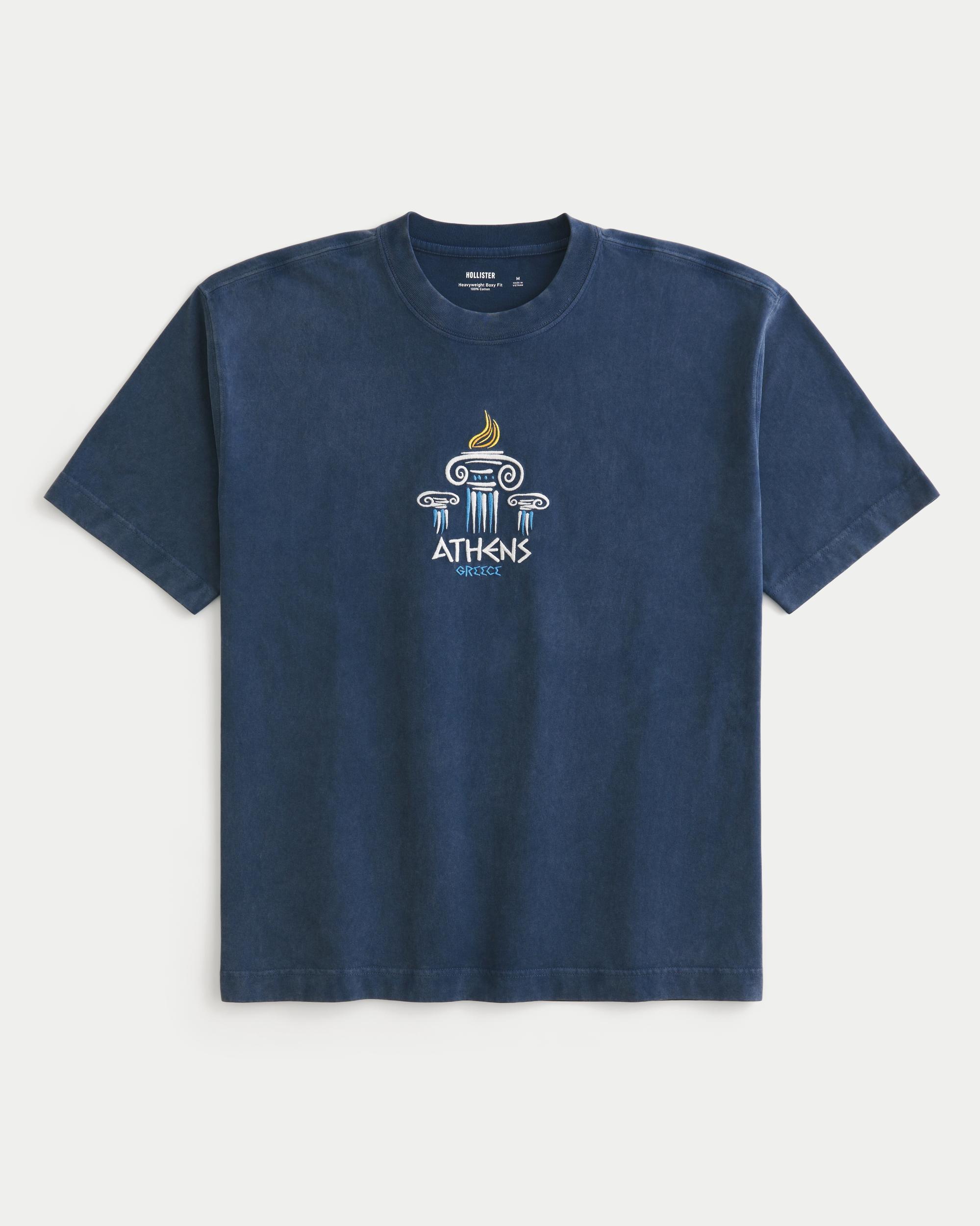 Boxy Heavyweight Athens Graphic Tee Product Image