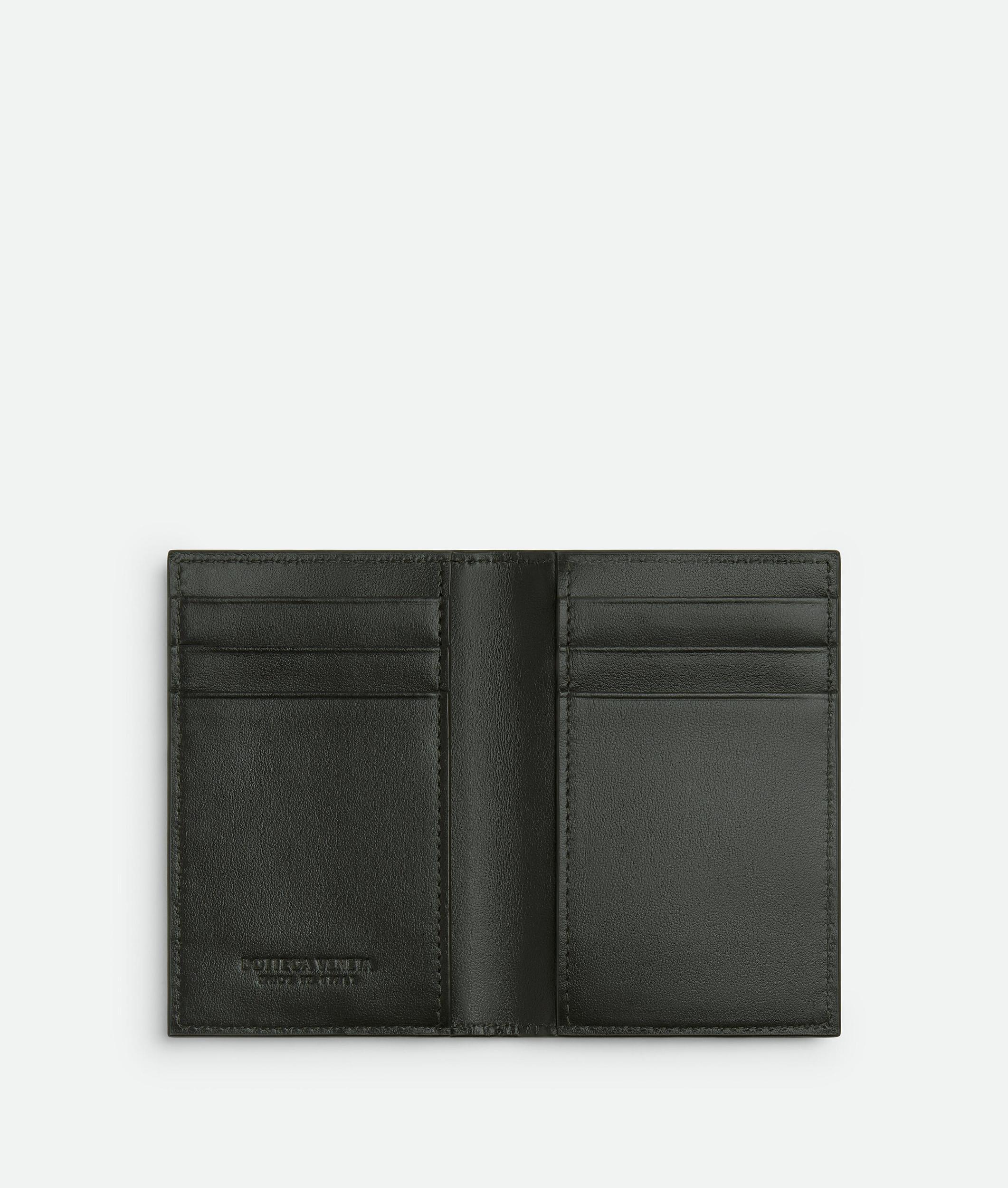 BOTTEGA VENETA Intrecciato Flap Kartenetui In Dark Green Product Image