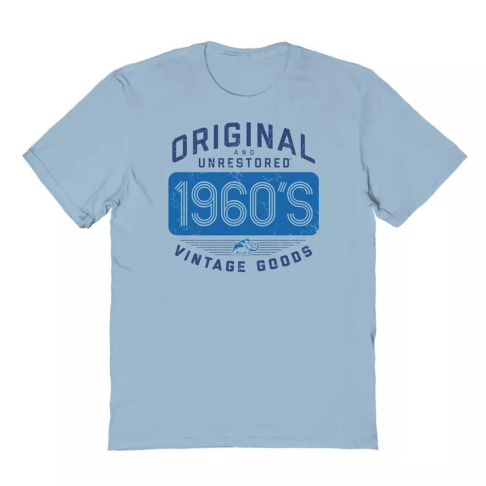 Men's Original & Unrestored Built in The Sixties Graphic Tee, Size: XXL, Light Blue Product Image