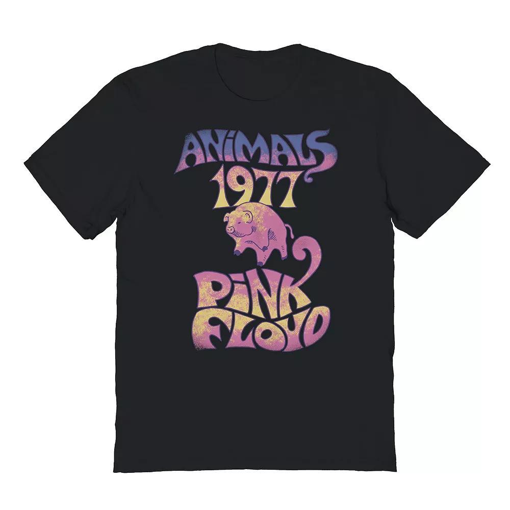 Men's Pink Floyd Animals Graphic Tee, Size: Small, Black Product Image
