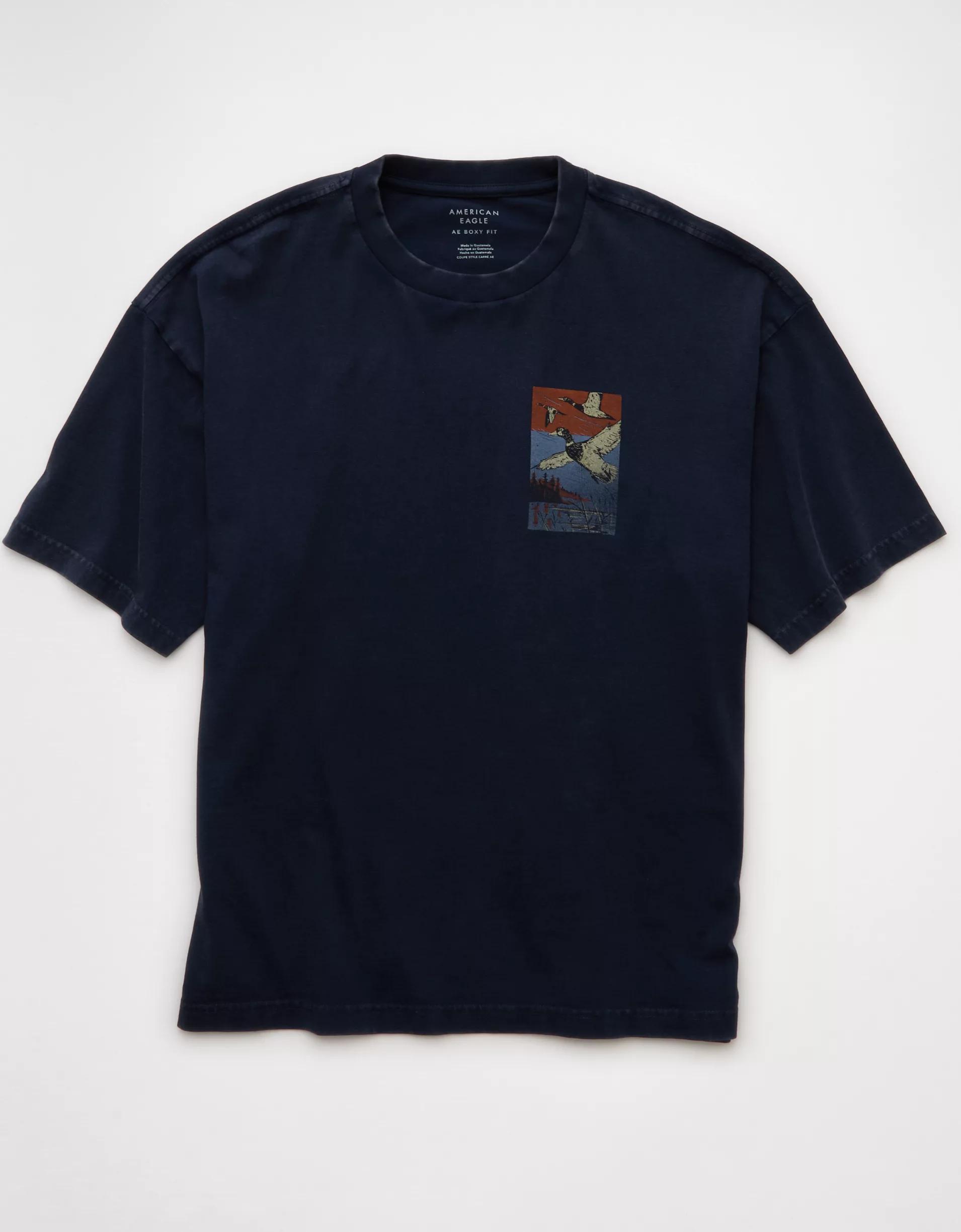 AE Boxy Destination Graphic T-Shirt Product Image