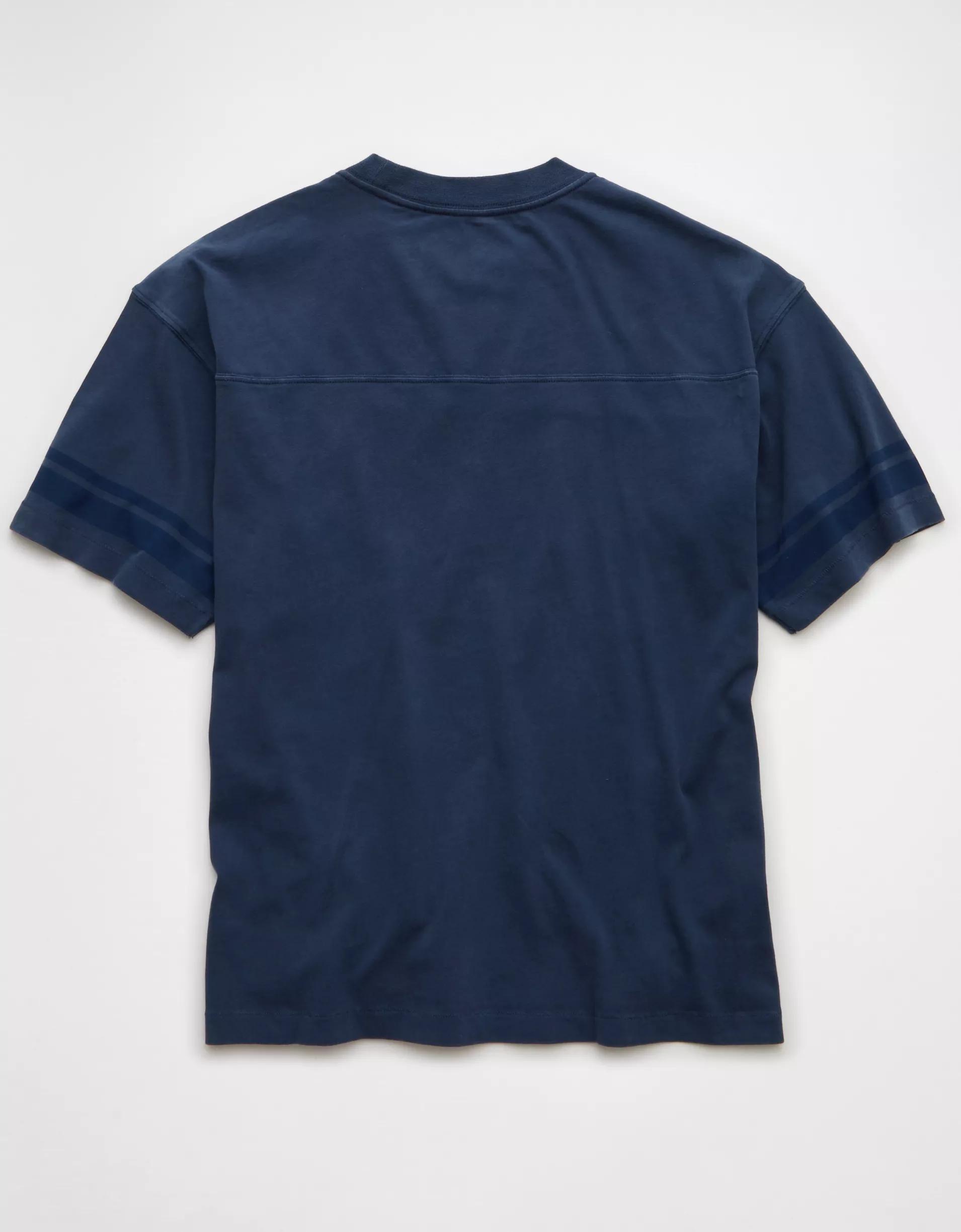 AE Boxy Sueded Football T-Shirt Product Image
