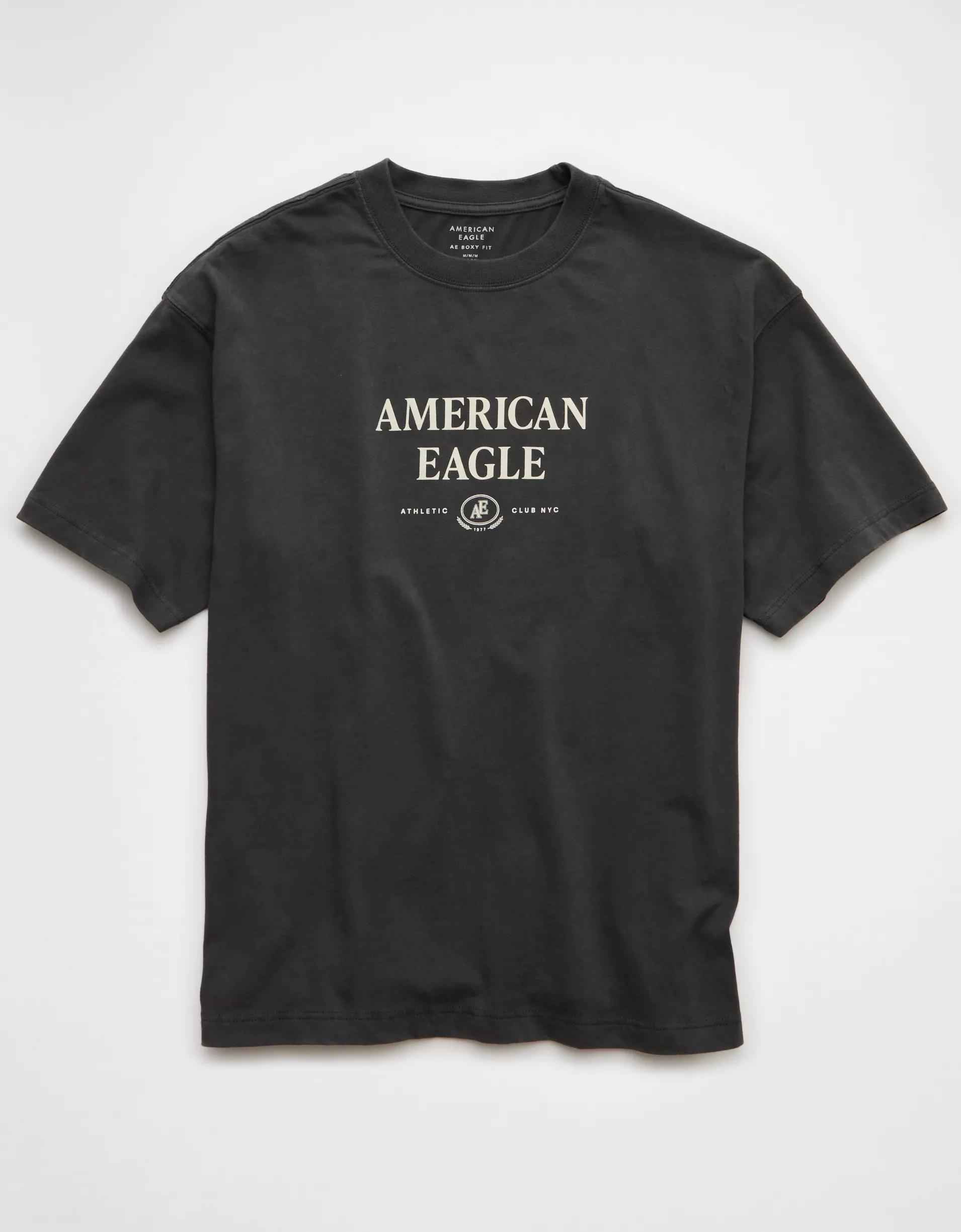 AE Boxy Logo Graphic T-Shirt Product Image