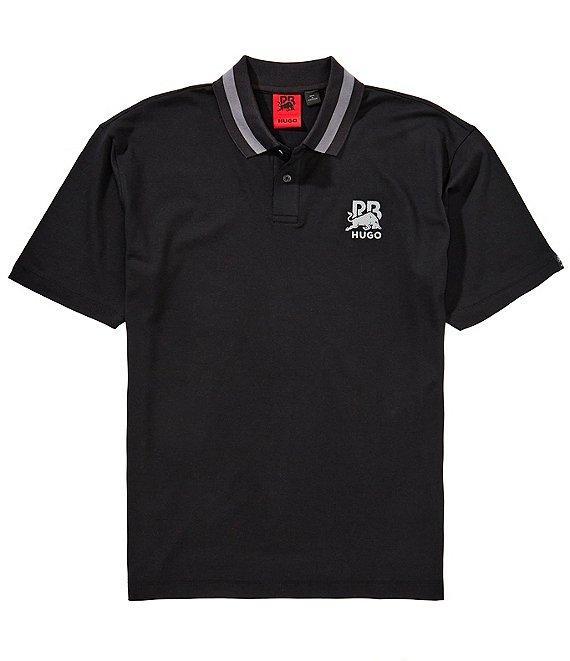 Hugo Boss BOSS Dodac Race Bull Stretch Pique Short Sleeve Polo Shirt Product Image