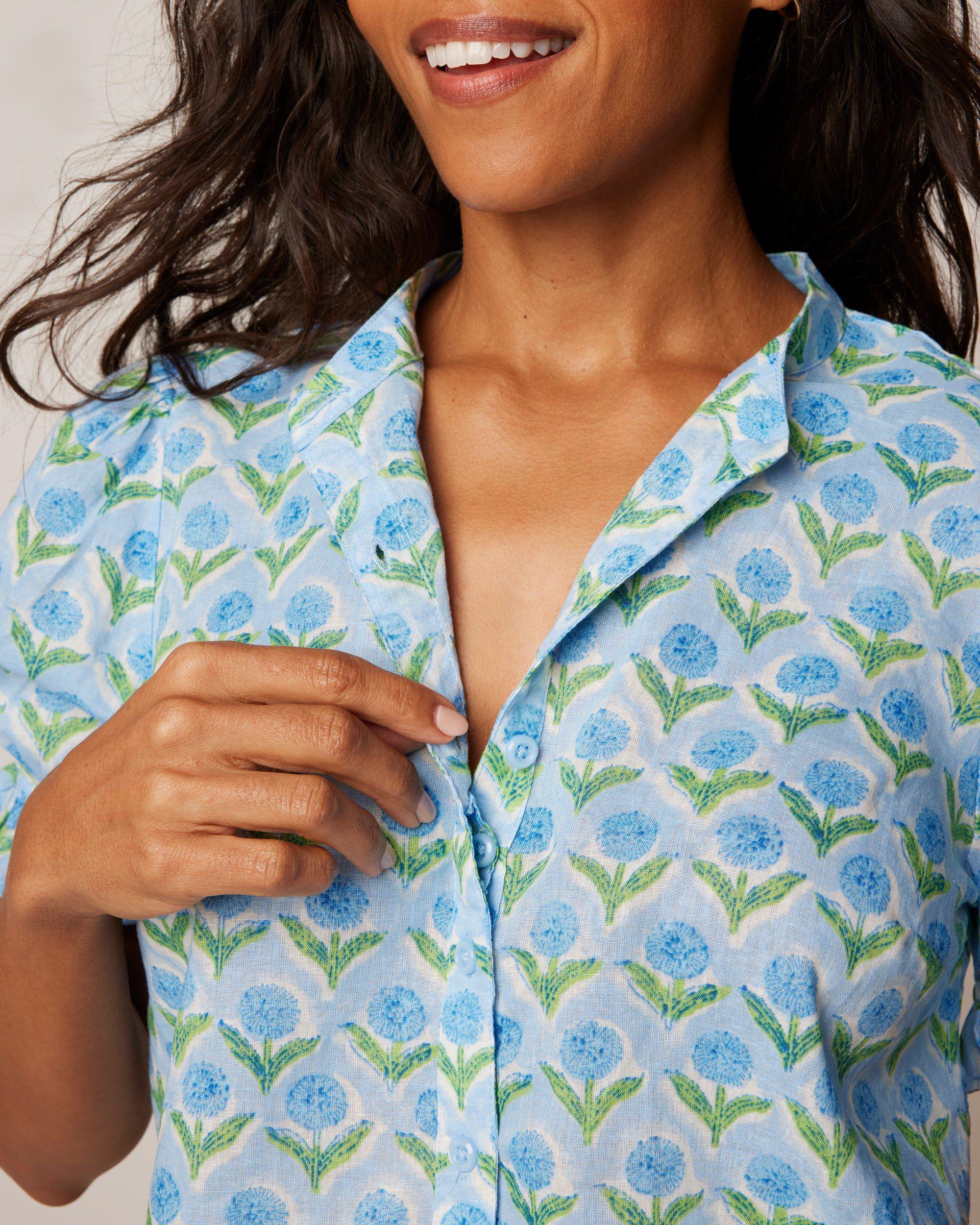 Natalia Button-Up Blouse Female Product Image