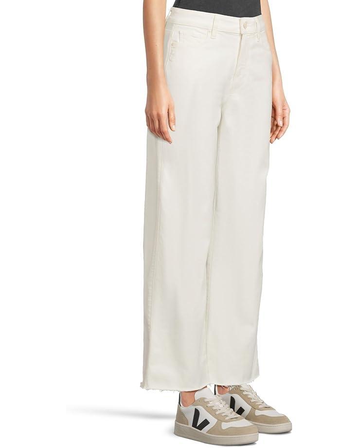 Women's Paige Anessa Petite Raw Hem in Tonal Ecru Product Image