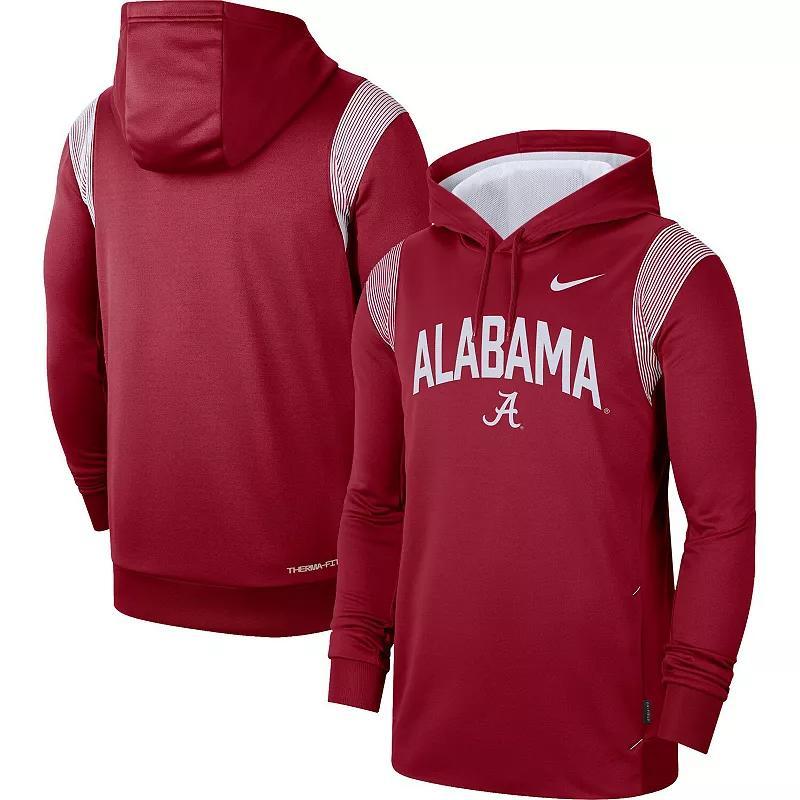 Men's Nike Crimson Alabama Crimson Tide 2022 Game Day Sideline Performance Pullover Hoodie, Size: Small, Red Product Image