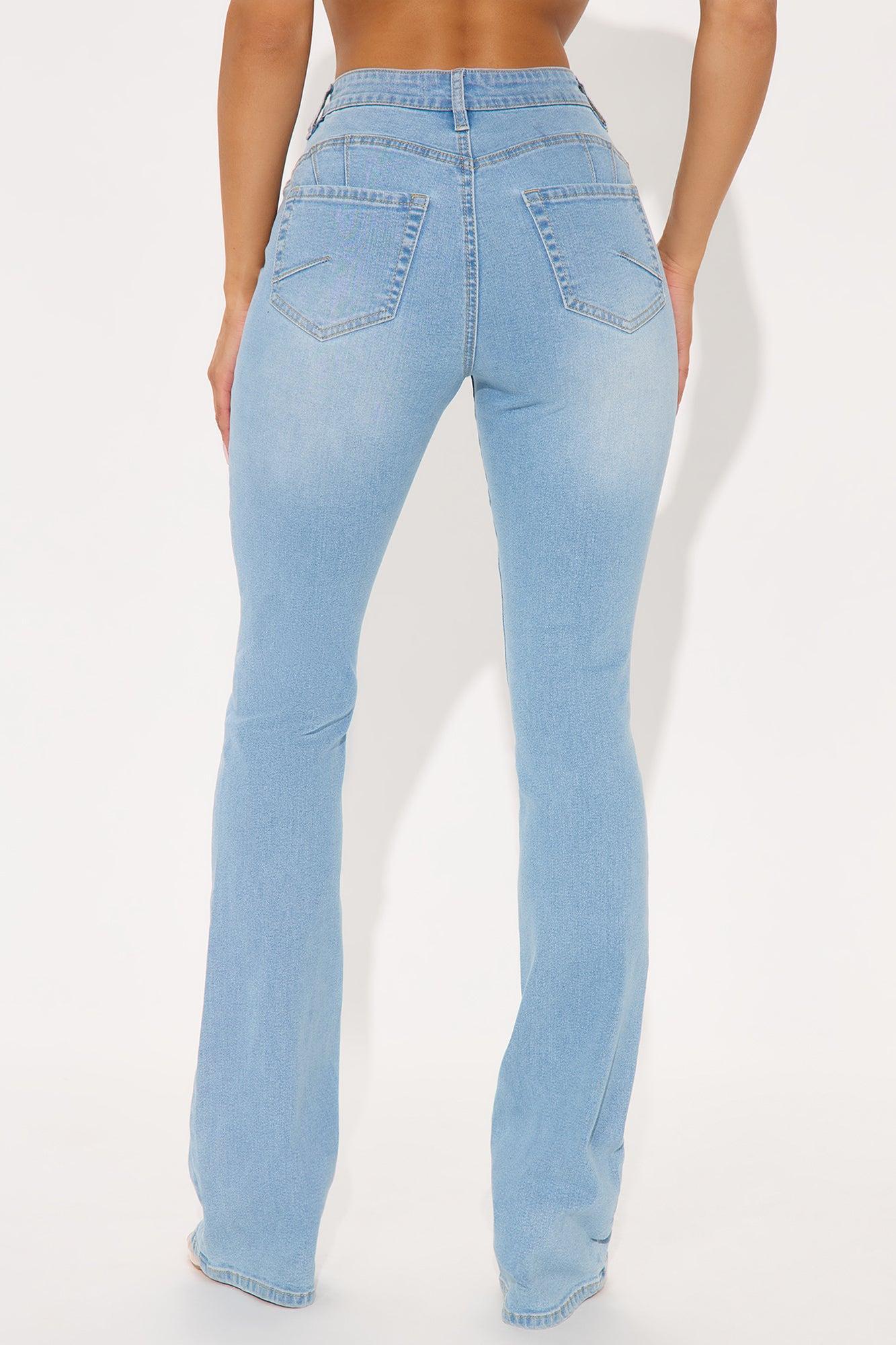 Tall Mesa Booty Lifting Stretch Bootcut Jeans - Light Wash Product Image