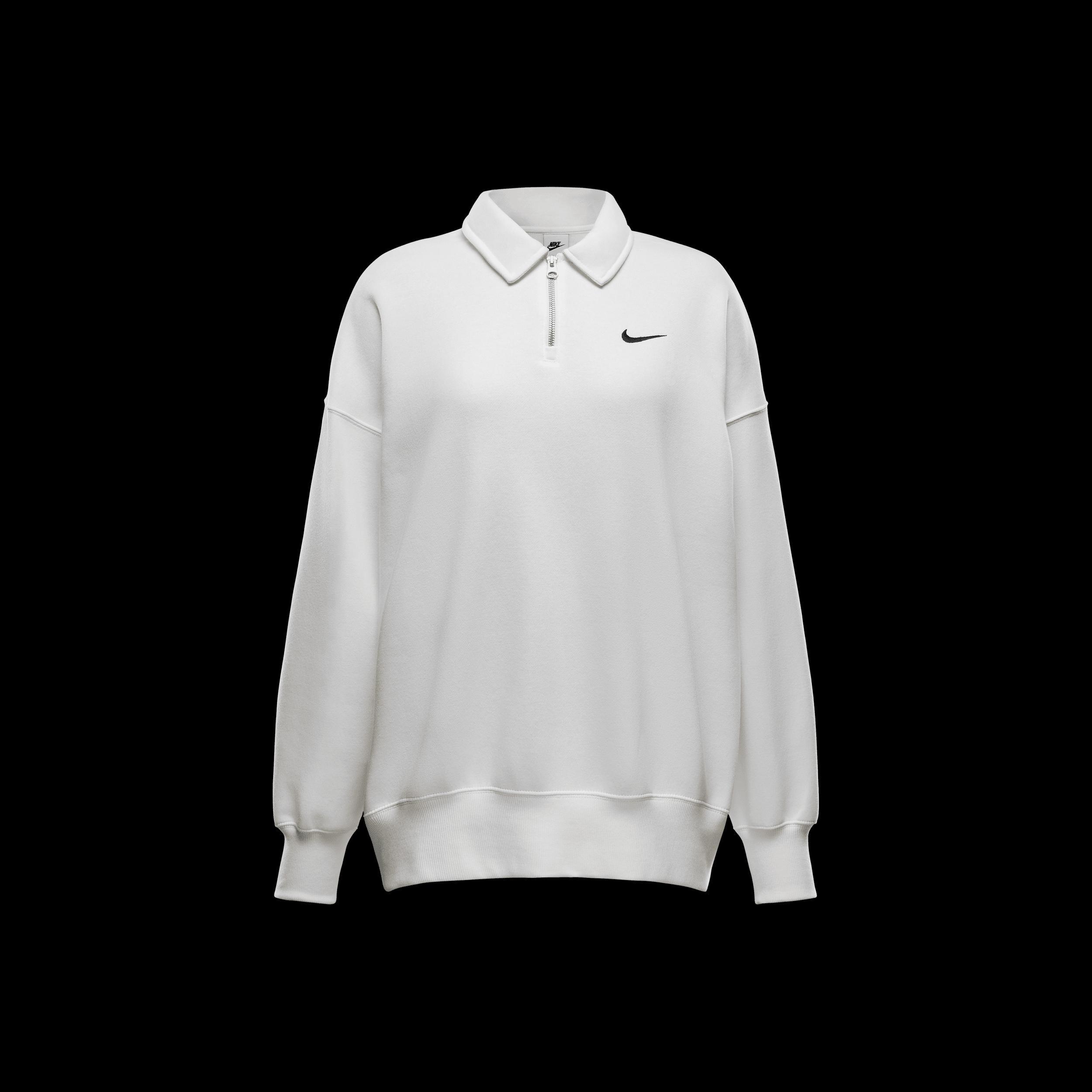 Women's Nike Sportswear Phoenix Fleece Oversized 1/4-Zip Polo Product Image