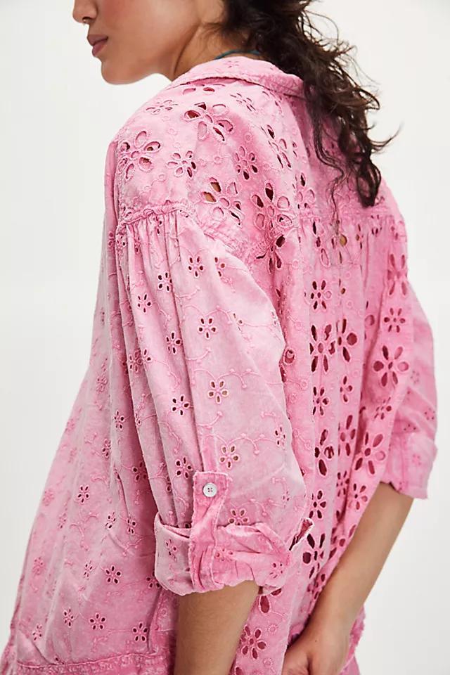 We The Free Mae Washed Eyelet Shirt Product Image
