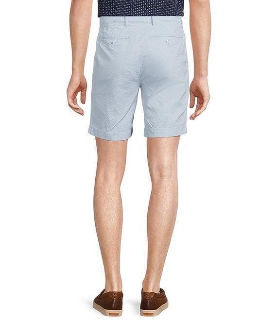 Cremieux Blue Label Seersucker Solid Garment Dyed Madison 8#double; Inseam Shorts Product Image