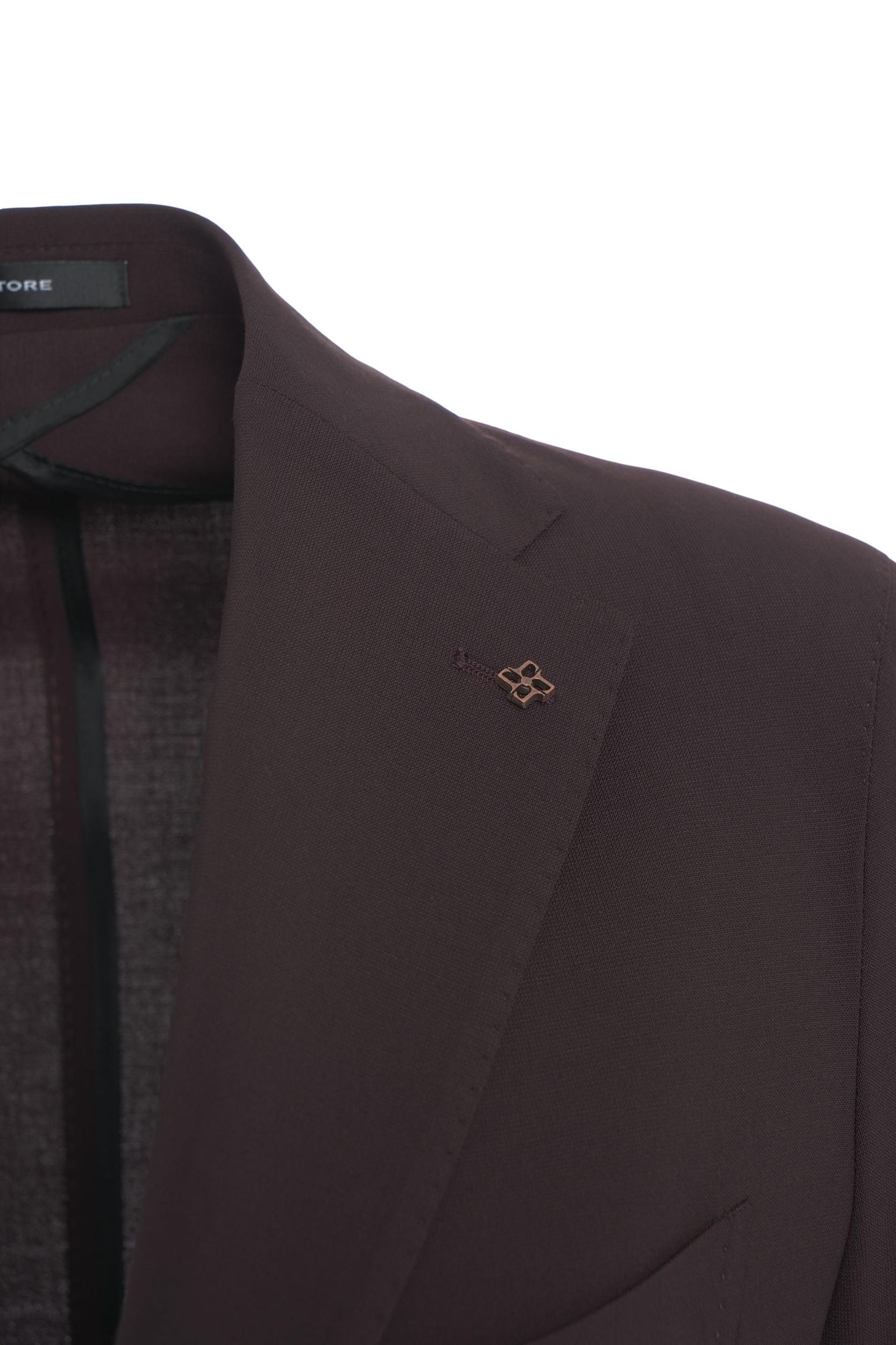 Virgin wool single-breasted suit Product Image