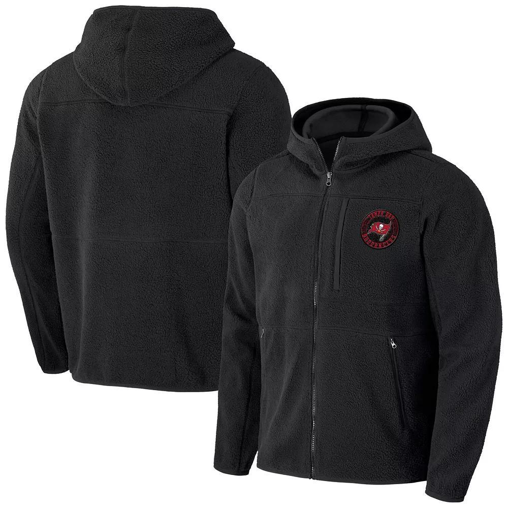 Men's NFL x Darius Rucker Collection by Fanatics  Black Minnesota Vikings Sherpa Full-Zip Hoodie, Size: Medium Product Image
