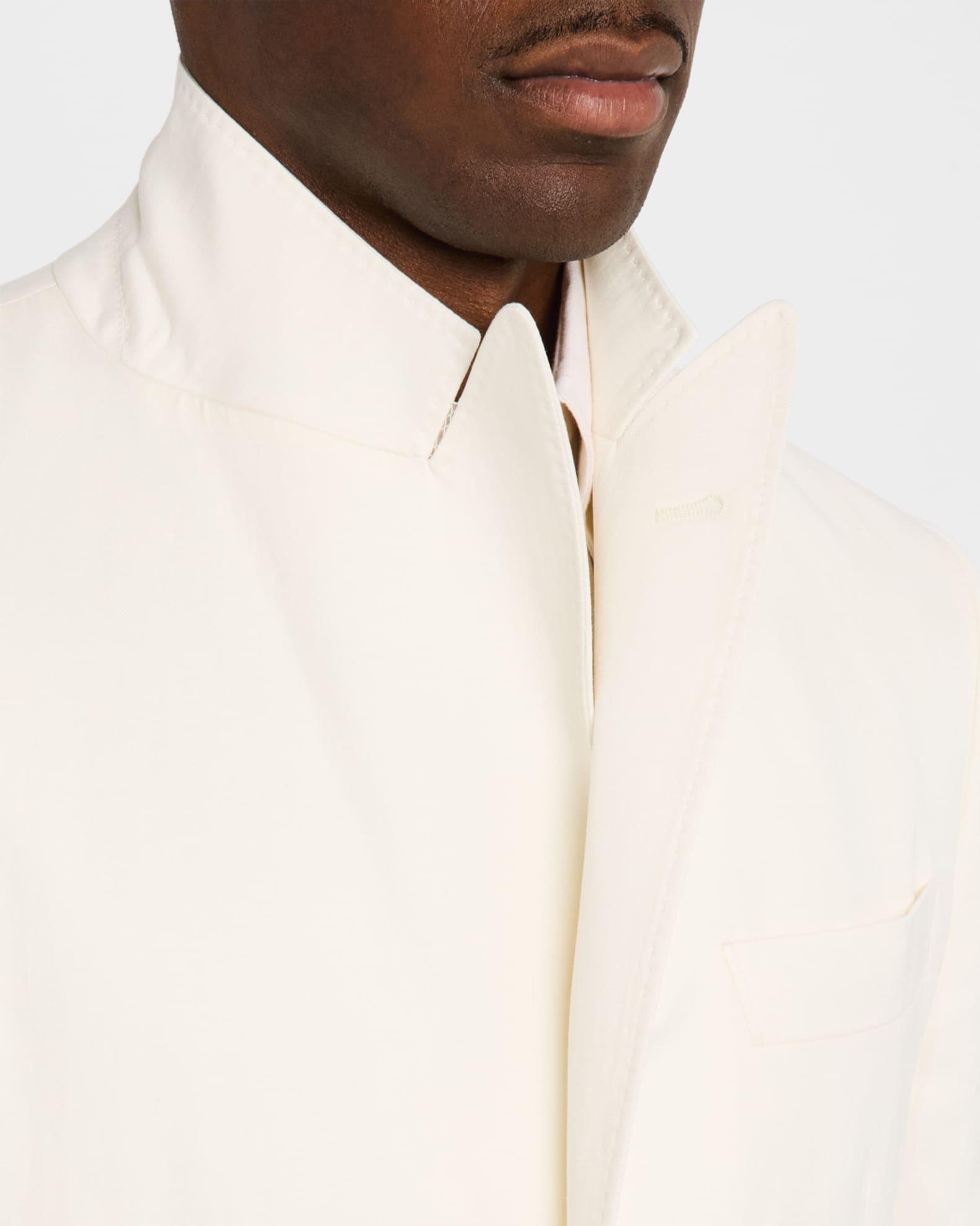 Men's Silk and Linen Gabardine Sport Coat Product Image