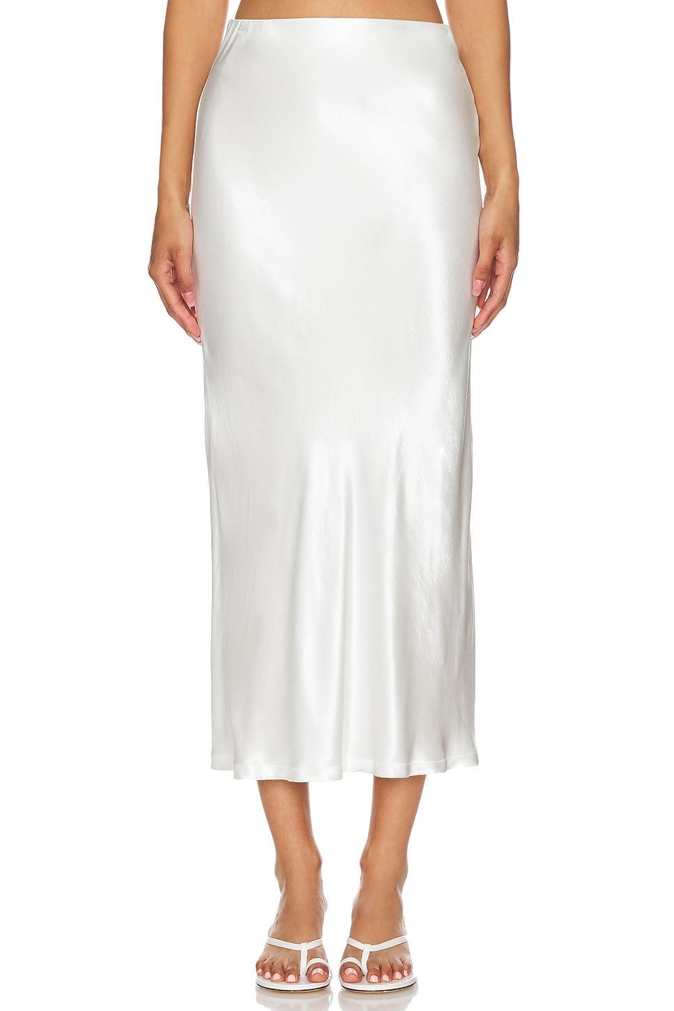 Satin Bias Cut Skirt Enza Costa Product Image