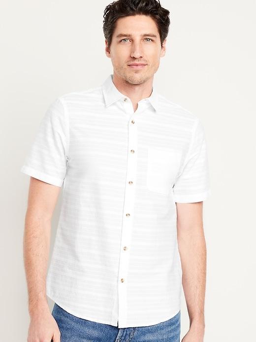 Classic Fit Everyday Dobby Shirt Product Image