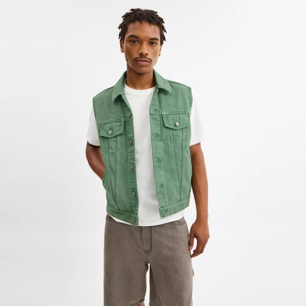 Denim Vest Product Image