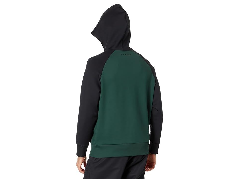 Oakley Men's Sierra DWR Hoodie in Green/Black - Product Image