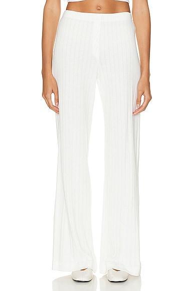 Womens Boxer Rib-Knit Pants Product Image