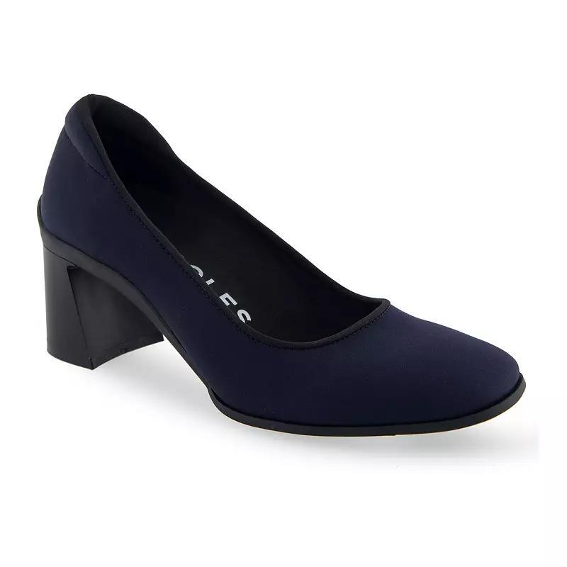 Aerosoles Casta Womens Dress Pumps Blue Stretch Product Image