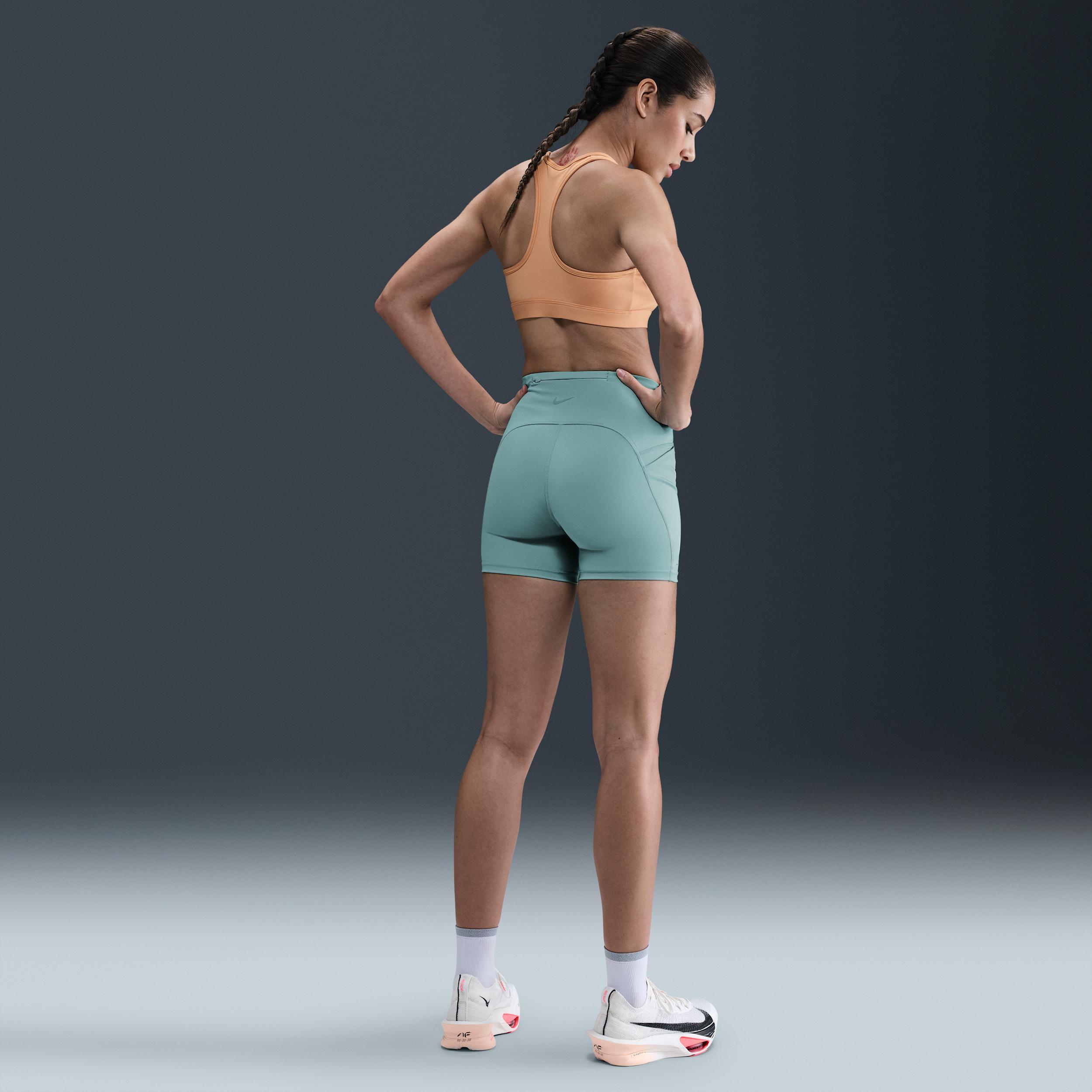 Nike Women's Swift High-Waisted 4" Tight Running Shorts with Pockets Product Image