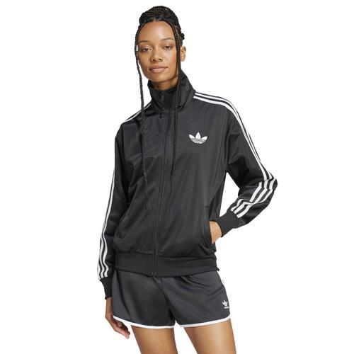 adidas Adicolor Classic Firebird Loose Track Top Black M Womens Product Image