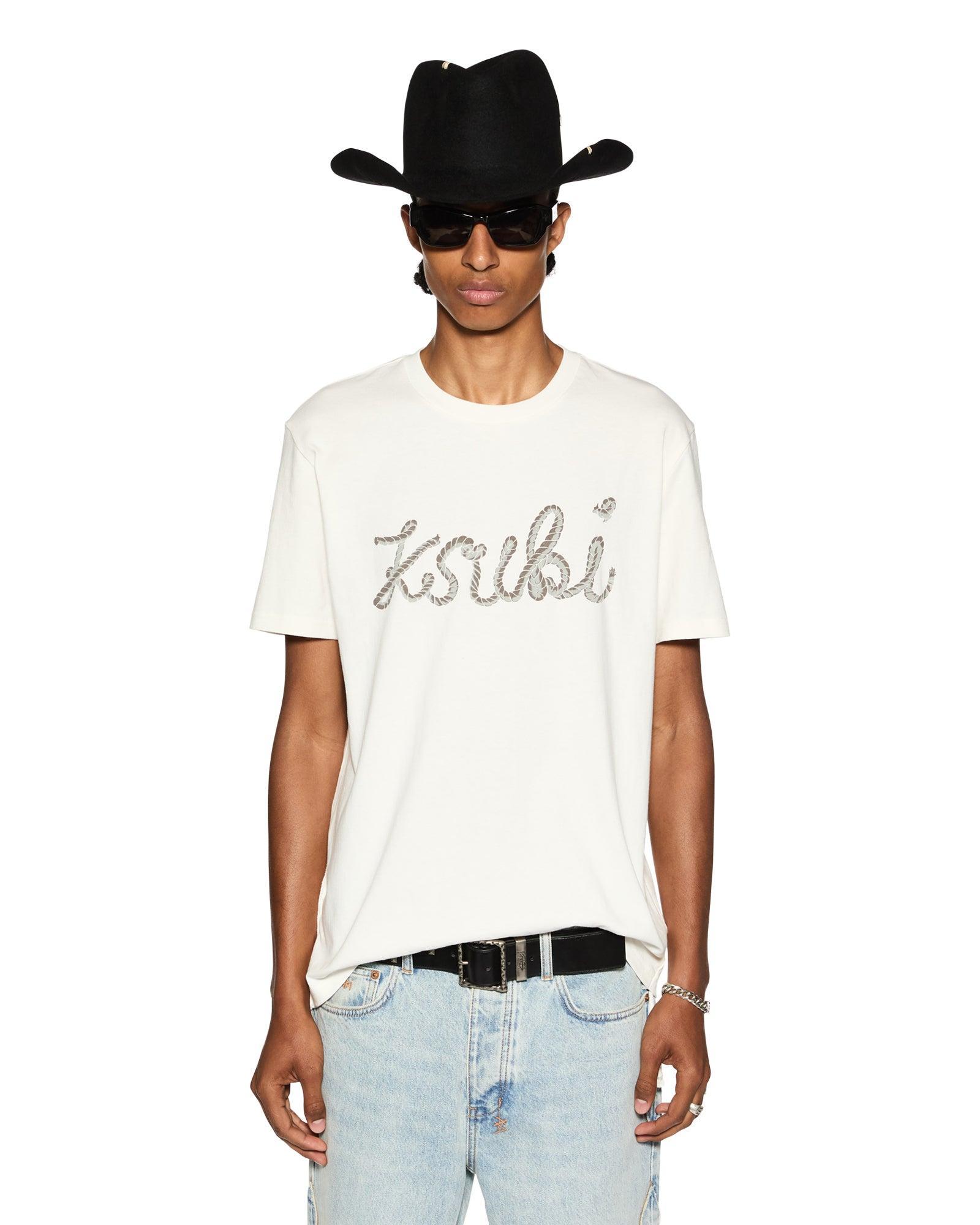 ROPED KASH SS TEE VINTAGE WHITE Male Product Image