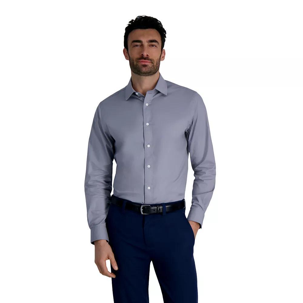 Mens Haggar Premium Comfort Classic Fit Dress Shirt Purple Product Image
