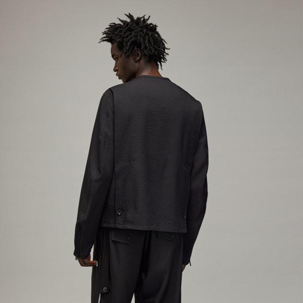 adidas Y-3 Mesh 3-Stripes Track Top Dark Blue XS Mens Product Image