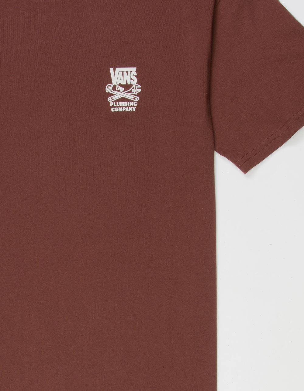 VANS Plumbing Company Mens Tee - BROWN Product Image