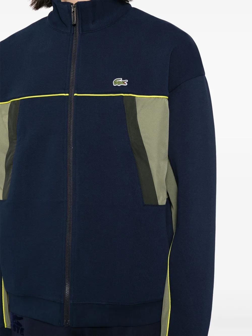 logo-patch piqué jacket Product Image
