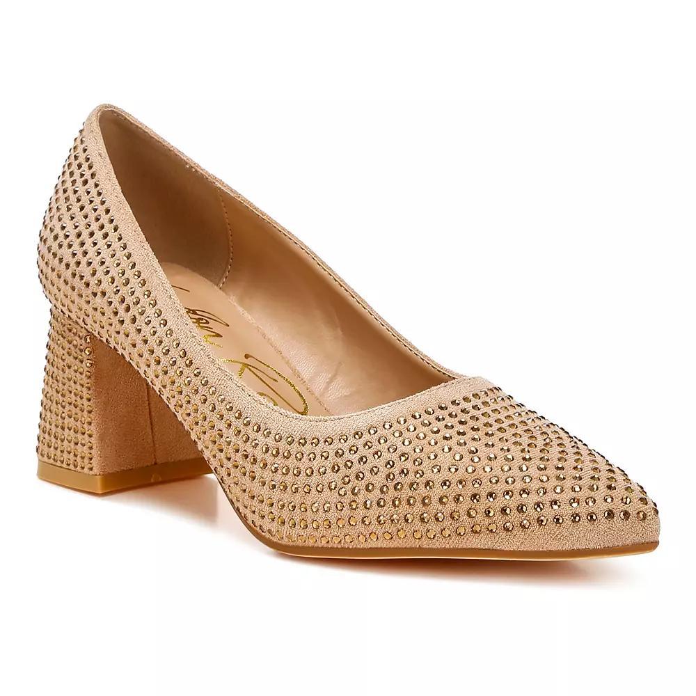 London Rag Caspia Women's Heeled Sandals, Size: 6, Beige Product Image