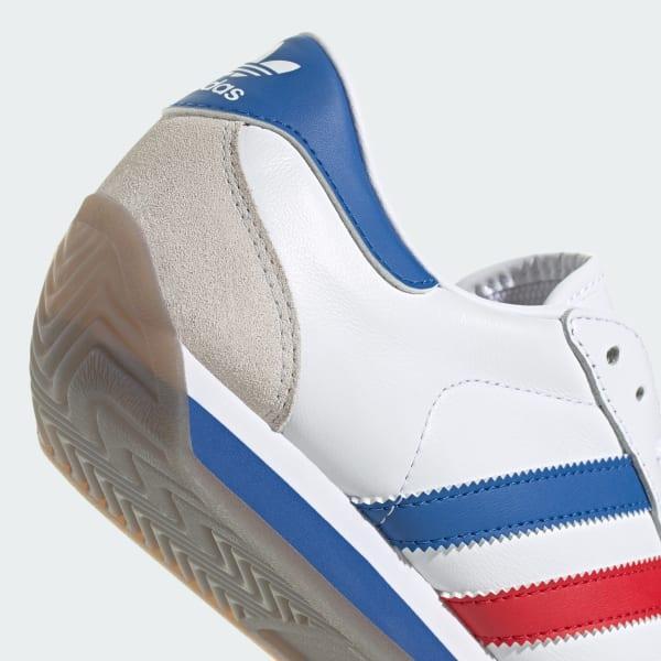 Mens adidas Country II Athletic Shoe Better Scarlet / Blue Product Image