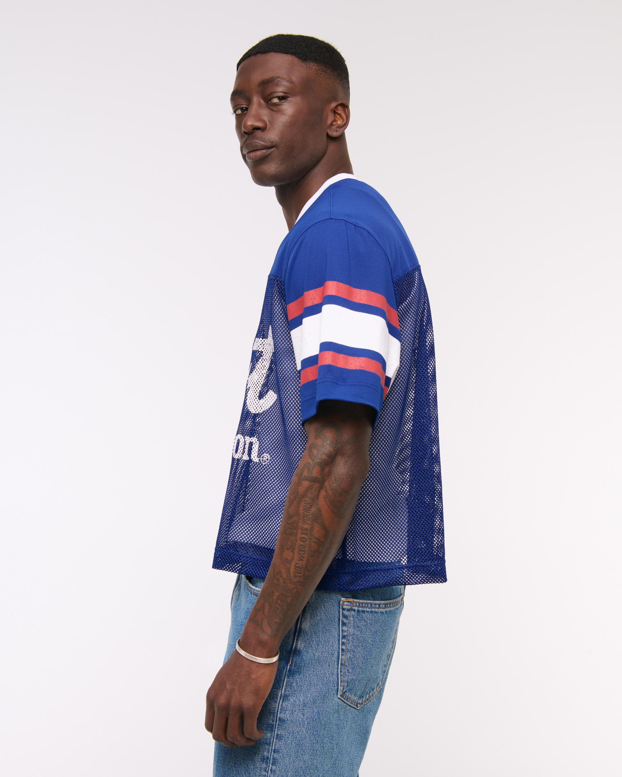 Pabst Blue Ribbon Cropped Football Jersey Product Image