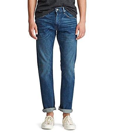Polo Ralph Lauren Varick Slim Straight Jeans in Blue Product Image