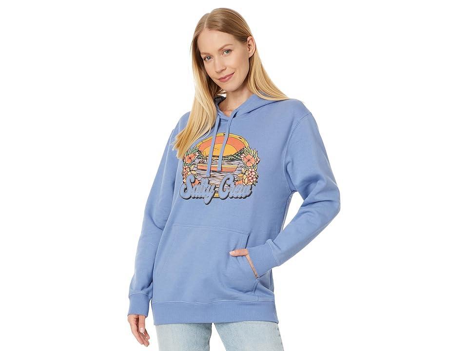 Salty Crew On Vacation Pullover Hoodie (Blush) Women's Clothing Product Image