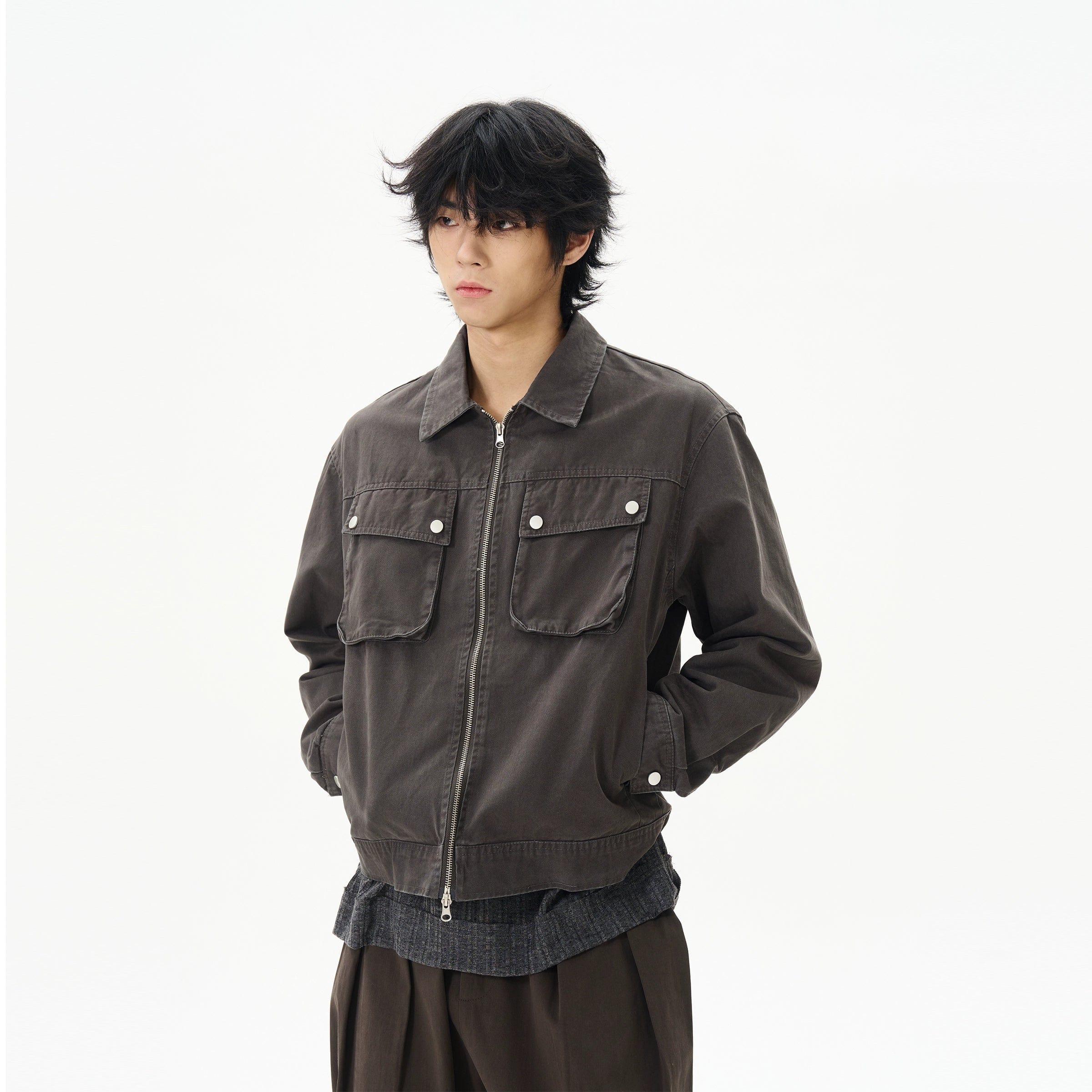 RT No. 12211 BROWN WORKWEAR ZIP-UP JK Product Image