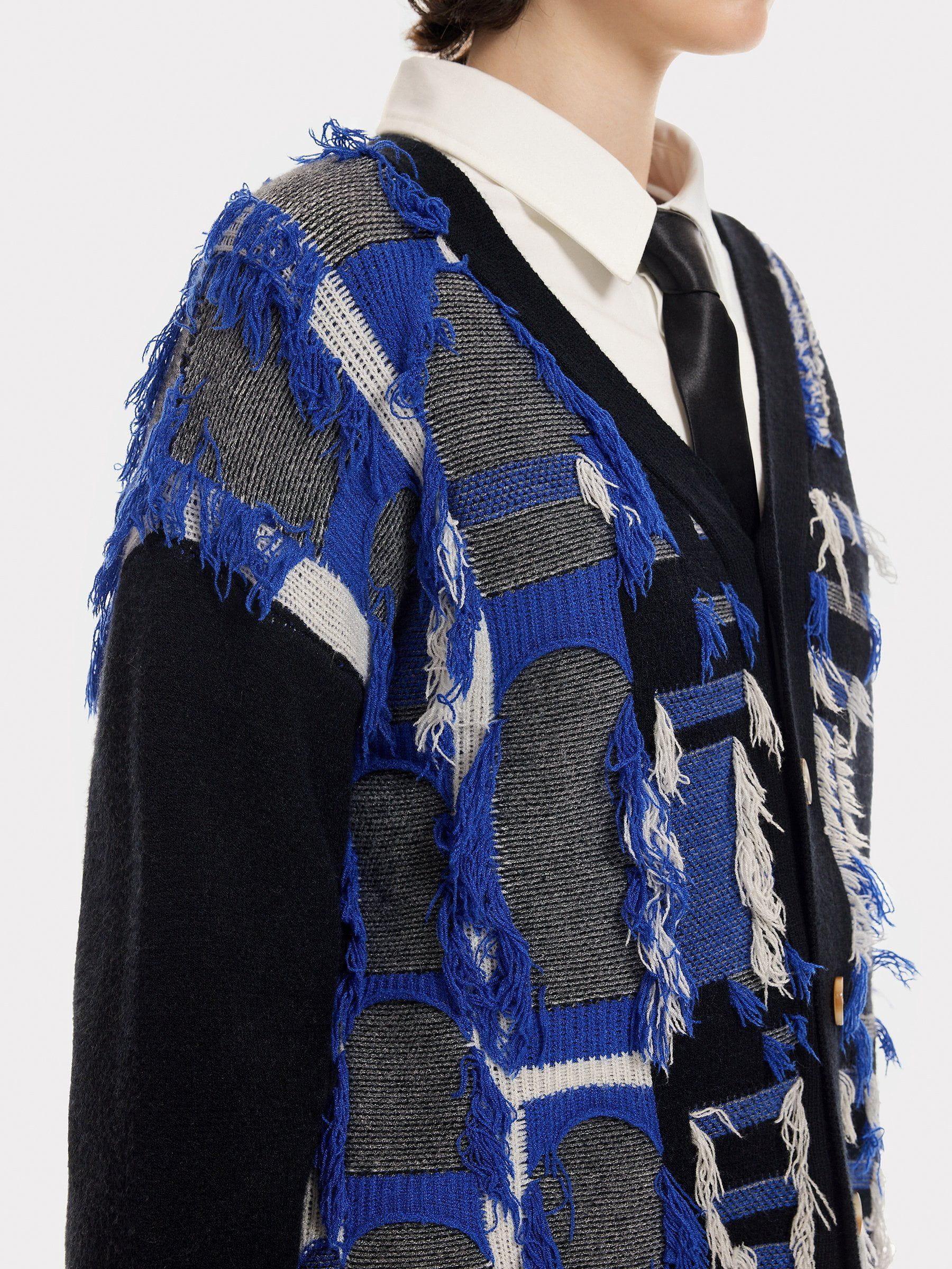 Aelfric Eden Tassel Patchwork Cardigan Product Image