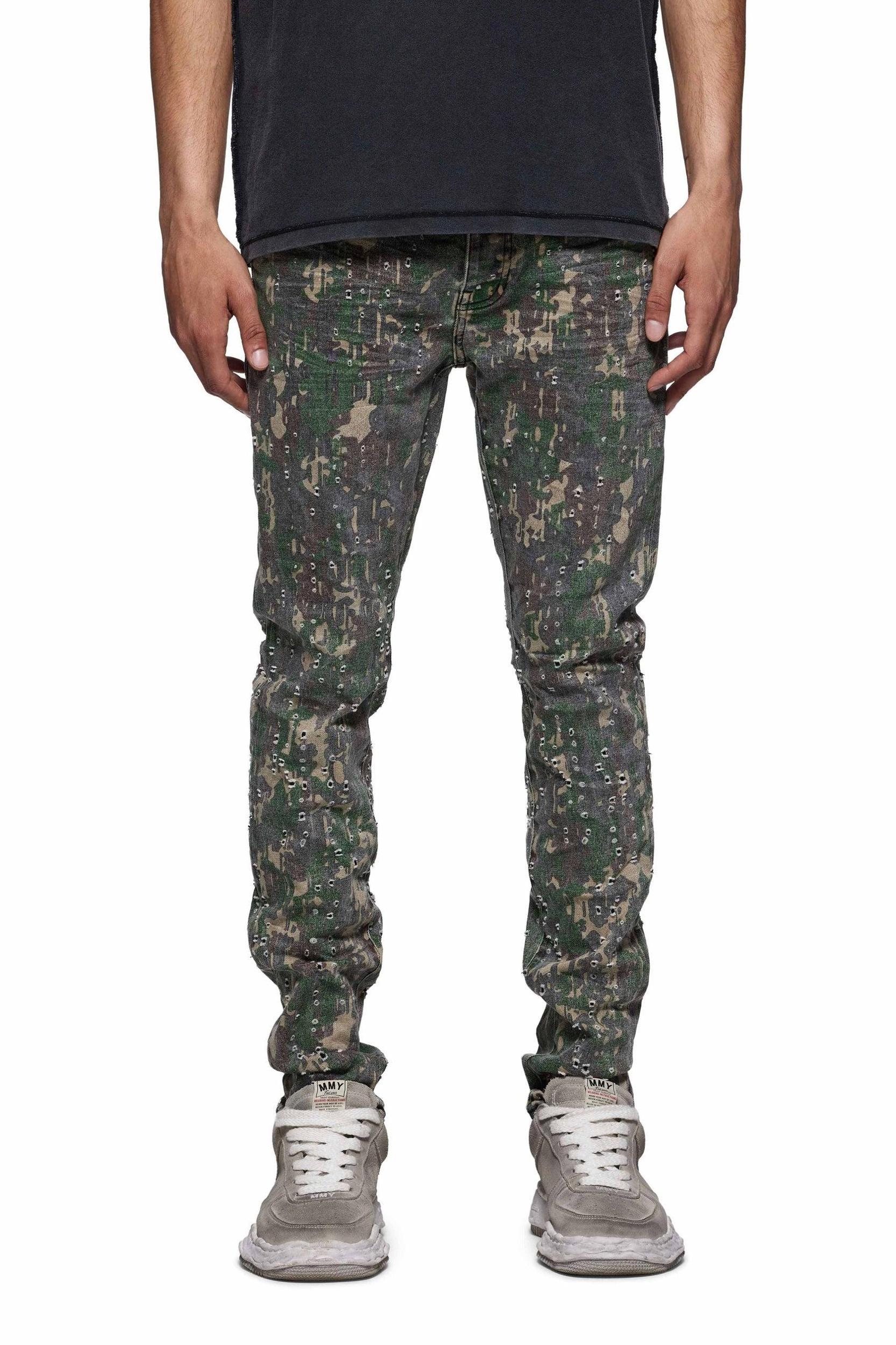 Purple Brand Militaire Buckshot Camo Jeans Product Image