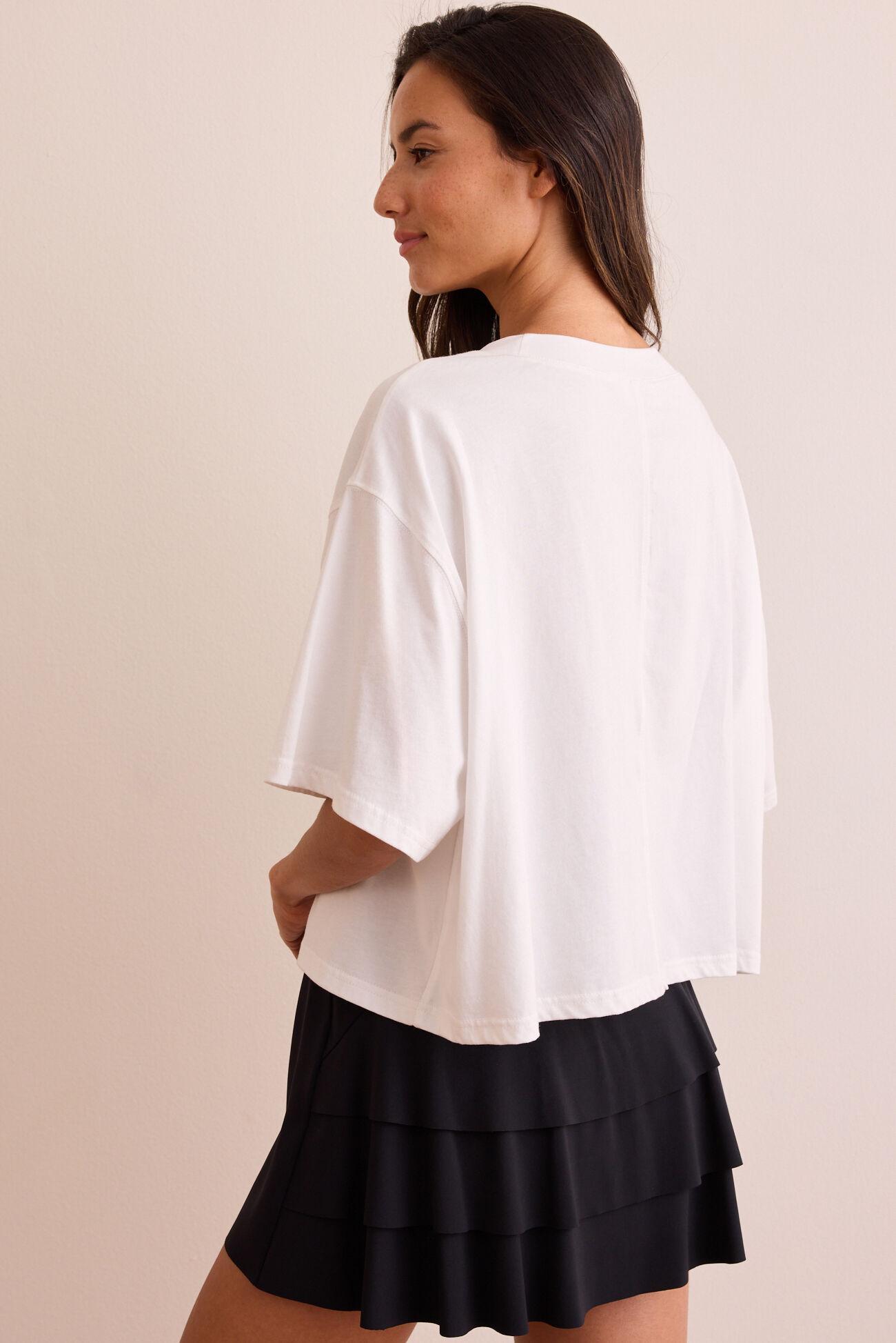 Touchdown Cropped Boxy Tee Product Image