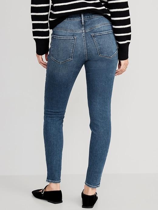 Mid-Rise Rockstar Super-Skinny Ankle Jeans Product Image
