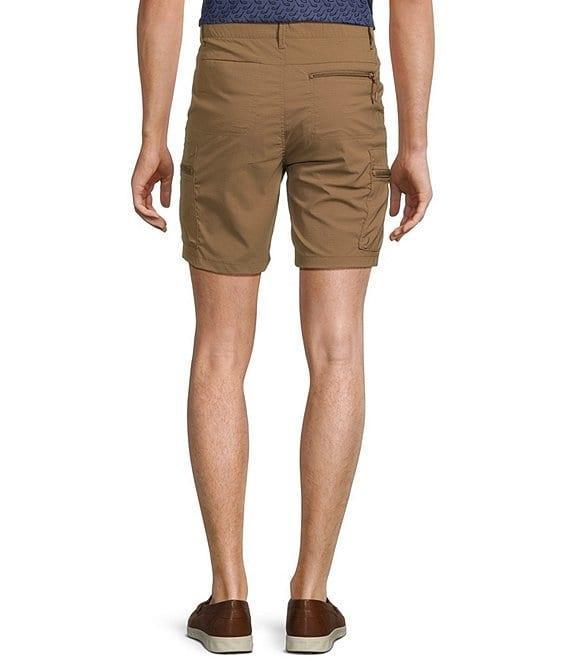 Roundtree & Yorke Big & Tall Performance Classic Fit Flat Front 11#double; Cargo Shorts Product Image